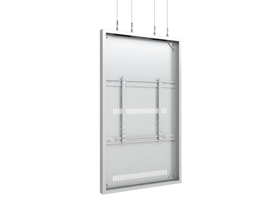 Multibrackets M Pro Series Enclosure 75" Wire Large White Signage Display Enclosures Multibrackets