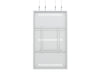 Multibrackets M Pro Series Enclosure 75" Wire Large White Signage Display Enclosures Multibrackets