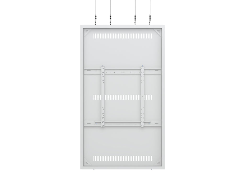 Multibrackets M Pro Series Enclosure 75" Wire Large White Signage Display Enclosures Multibrackets