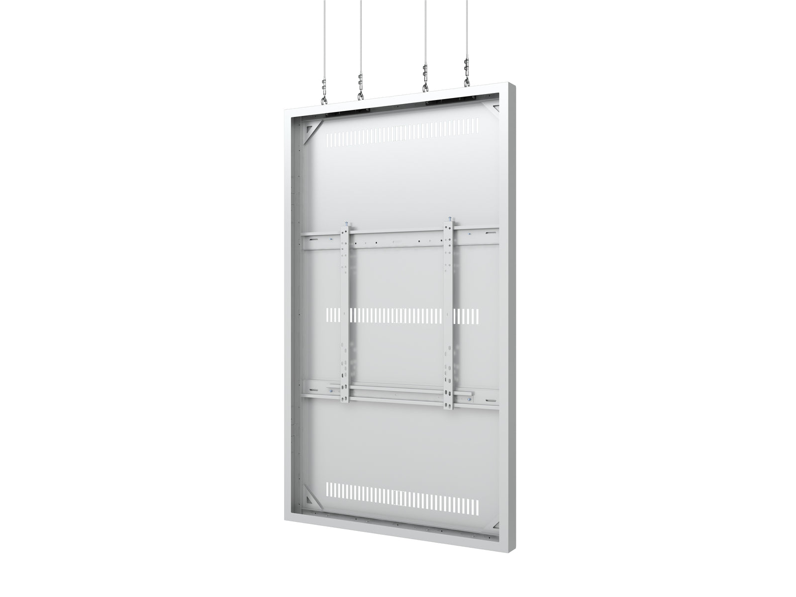 Multibrackets M Pro Series Enclosure 75" Wire Large White Signage Display Enclosures Multibrackets