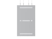 Multibrackets M Pro Series Enclosure 75" Wire Large White Signage Display Enclosures Multibrackets