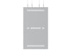 Multibrackets M Pro Series Enclosure 75" Wire Large White Signage Display Enclosures Multibrackets