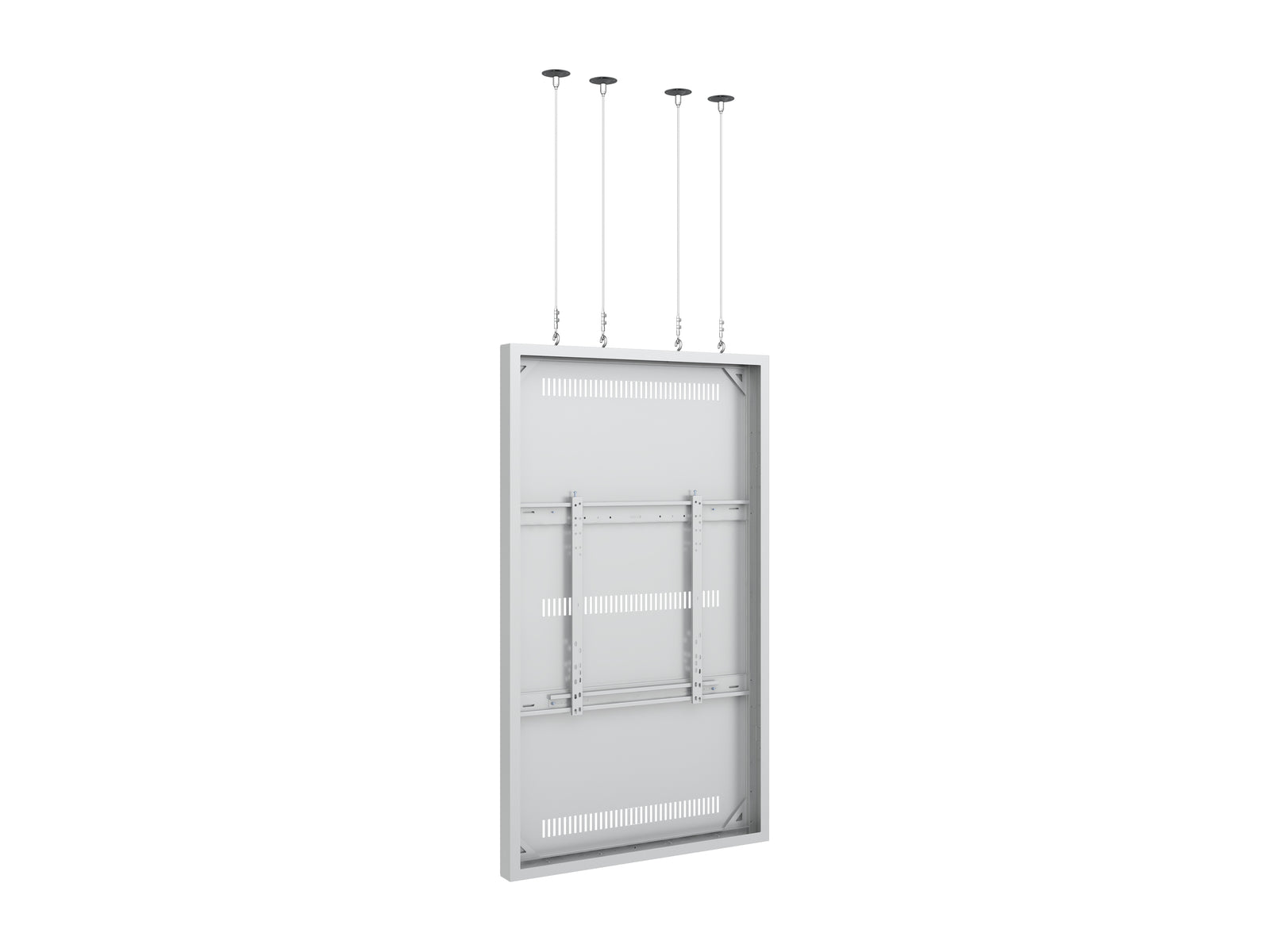 Multibrackets M Pro Series Enclosure 75" Wire Large White Signage Display Enclosures Multibrackets