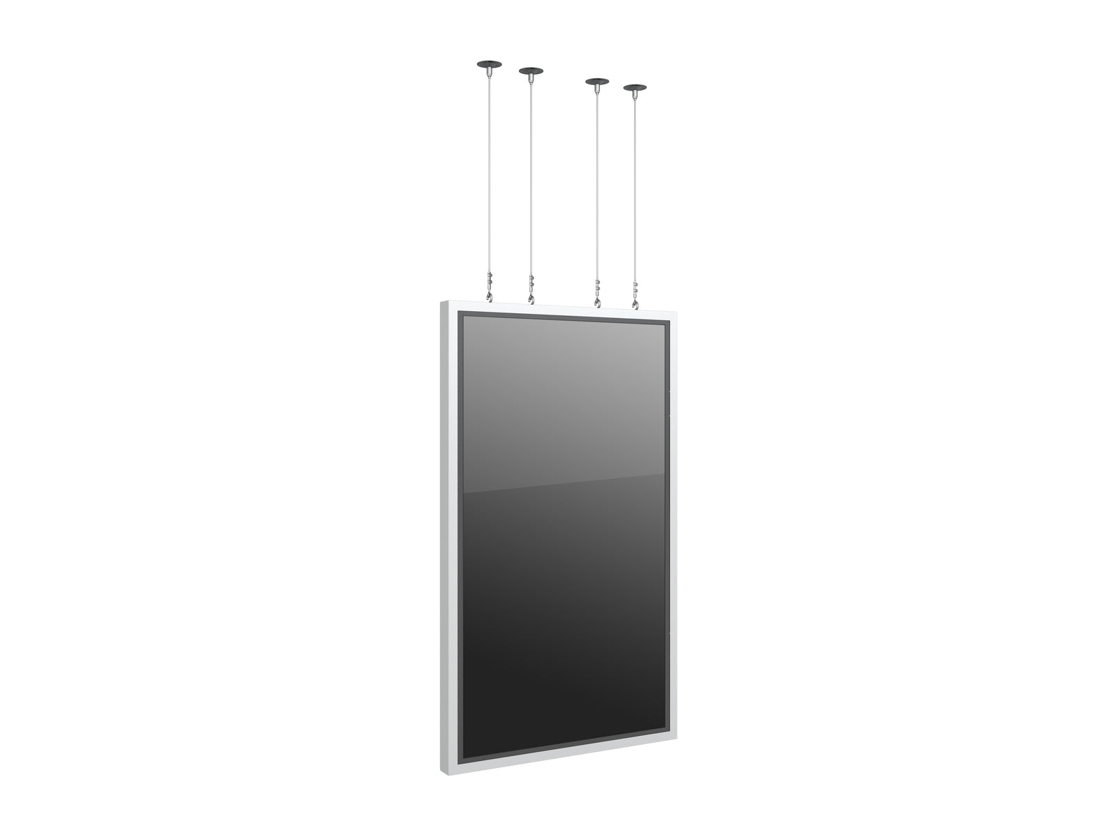 Multibrackets M Pro Series Enclosure 75" Wire Large White Signage Display Enclosures Multibrackets