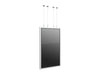 Multibrackets M Pro Series Enclosure 75" Wire Large White Signage Display Enclosures Multibrackets