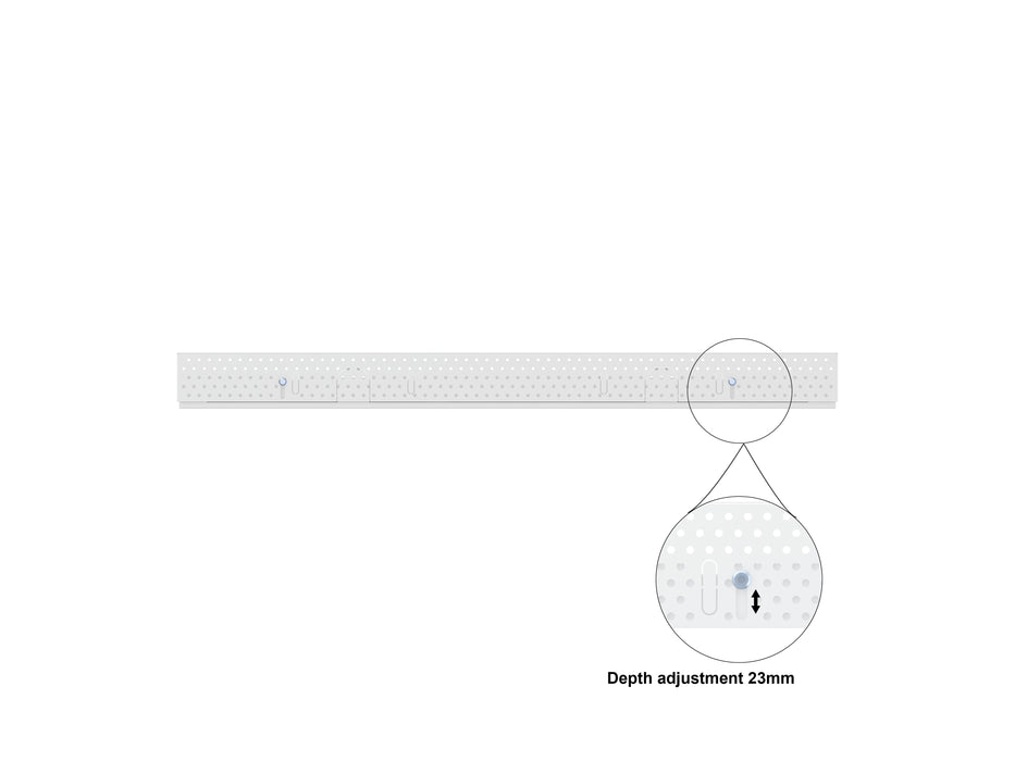 Multibrackets M Pro Series Enclosure 75" Wire Large White Signage Display Enclosures Multibrackets