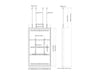 Multibrackets M Pro Series Enclosure 75" Wire Large White Signage Display Enclosures Multibrackets