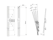 Multibrackets M Pro Series Tilt Arms - 600mm Mounting Accessory Multibrackets