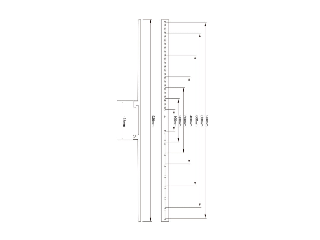 Multibrackets M Pro Series Fixed Arms - 900mm Mounting Accessory Multibrackets