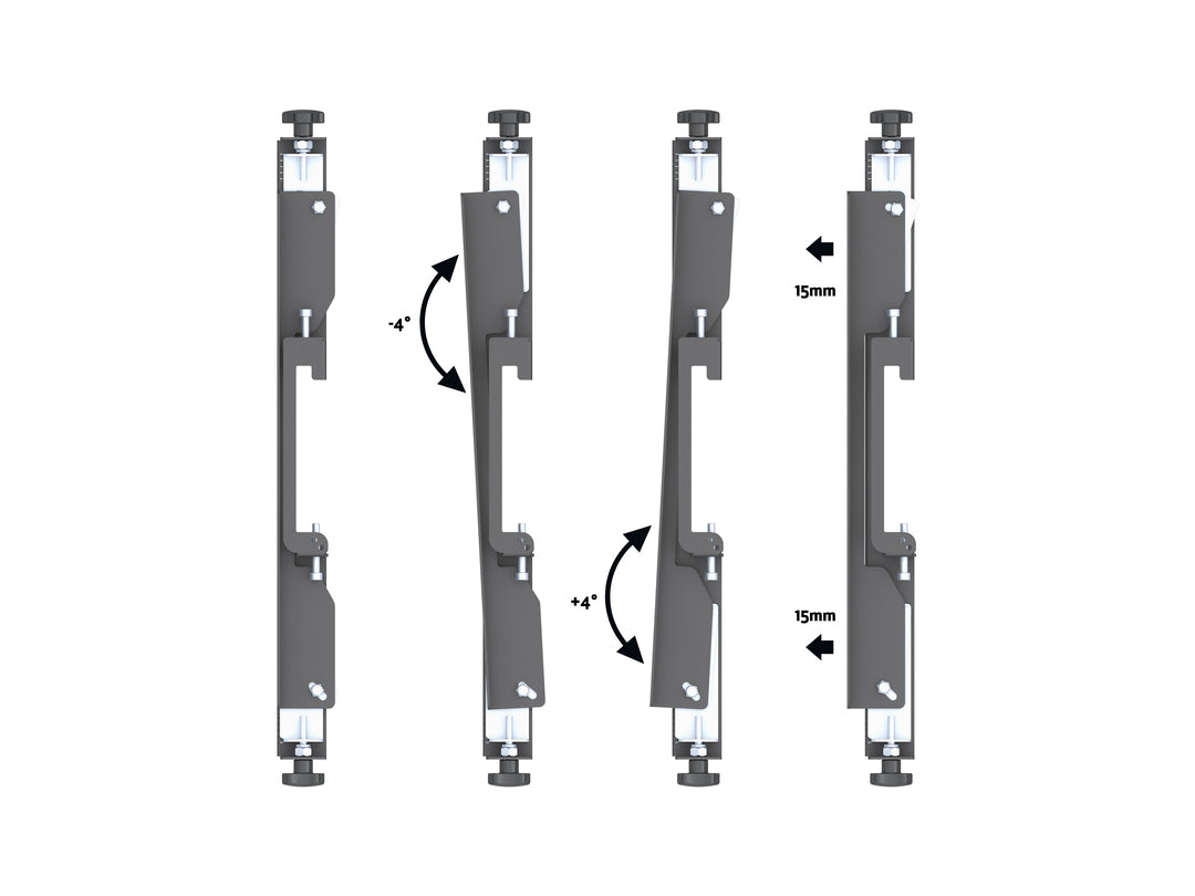 Multibrackets M Pro Series Micro Adjustable Arms - 400mm Mounting Accessory Multibrackets