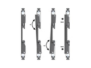 Multibrackets M Pro Series Micro Adjustable Arms - 400mm Mounting Accessory Multibrackets