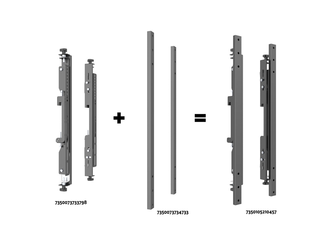 Multibrackets M Pro Series Micro Adjustable Arms - 400mm Mounting Accessory Multibrackets