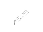 Multibrackets M Pro Series 0.8m Extension Pipe Black | 7350073733804 Mounting Accessory Multibrackets