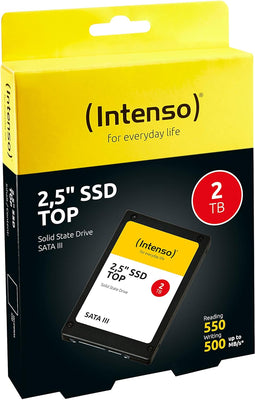 Intenso 2.5" 2000 GB Serial ATA Internal Solid State Drive - 3812470 Internal Solid State Drive Intenso