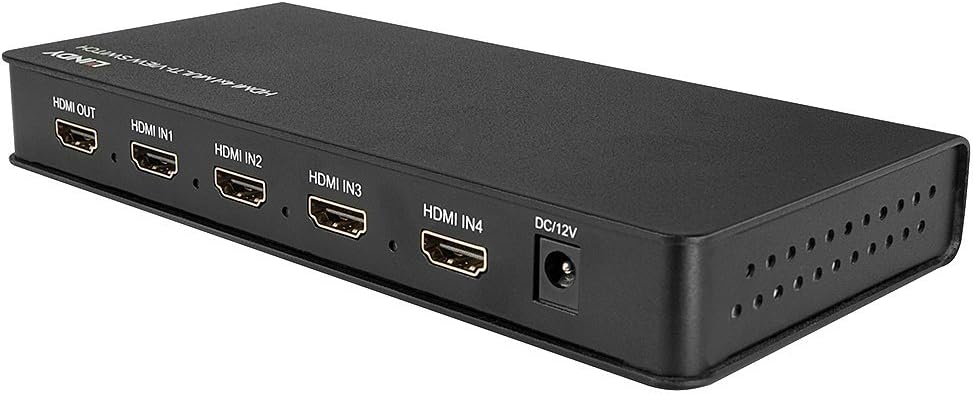 Lindy HDMI 4 Port Multi-View Video Switches | 38150 Video Switches Lindy