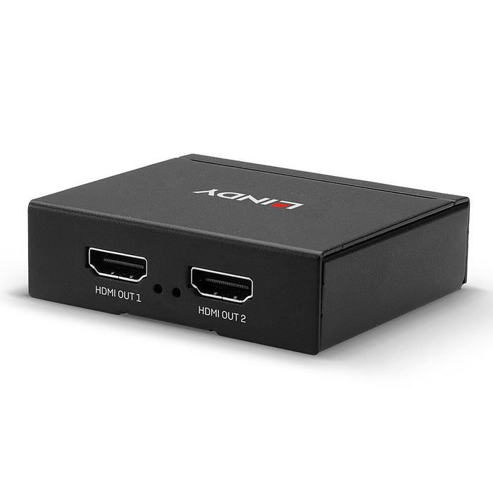 Lindy 2 Port HDMI 10.2G Splitter | 38158 Video Splitter Lindy