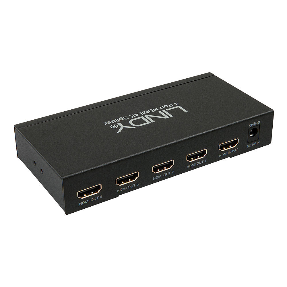Lindy 4 Port HDMI 10.2G Splitter | 38159 Splitter Lindy