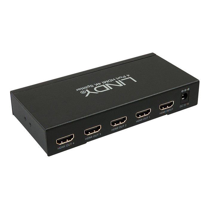 Lindy 4 Port HDMI 10.2G Splitter - 38159