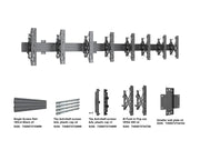 Multibrackets MBW4X1U Push In Pop Out M Wallmount Pro - (37" - 65") Wall Mount Bracket Multibrackets