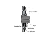 Multibrackets MBW4X1U Push In Pop Out M Wallmount Pro - (37" - 65") Wall Mount Bracket Multibrackets