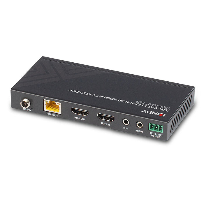 Lindy 150m Cat.6 HDMI 4K60, IR & RS-232 HDBaseT Extender - 38217