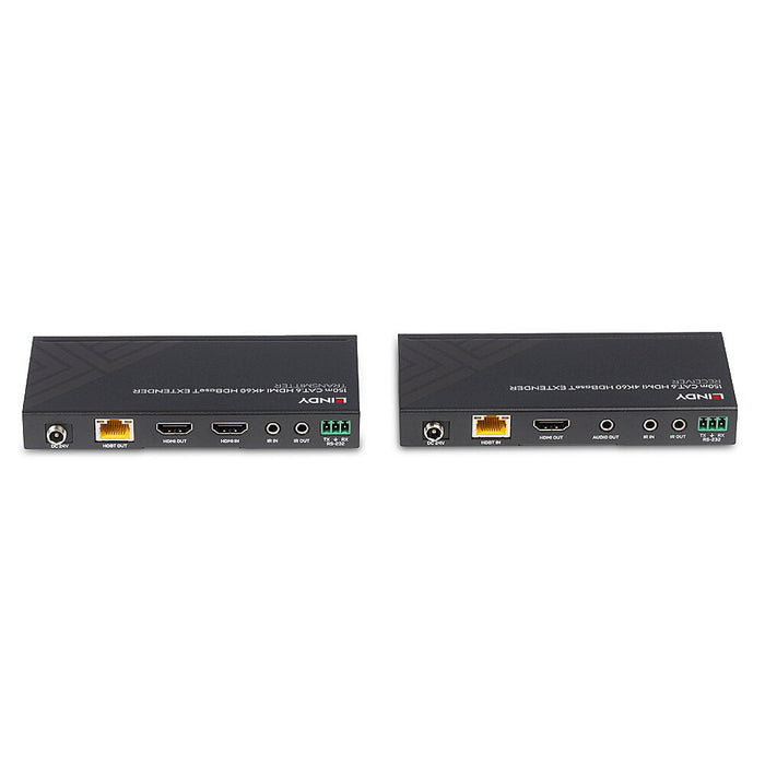 Lindy 150m Cat.6 HDMI 4K60, IR & RS-232 HDBaseT Extender - 38217