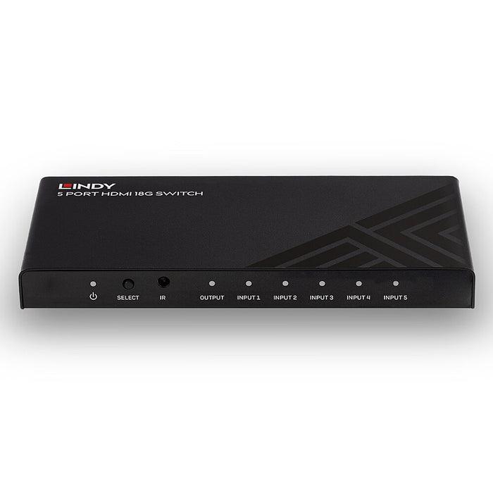 Lindy 5 Port HDMI 18G Switch - 38233 Lindy AV Switches Lindy