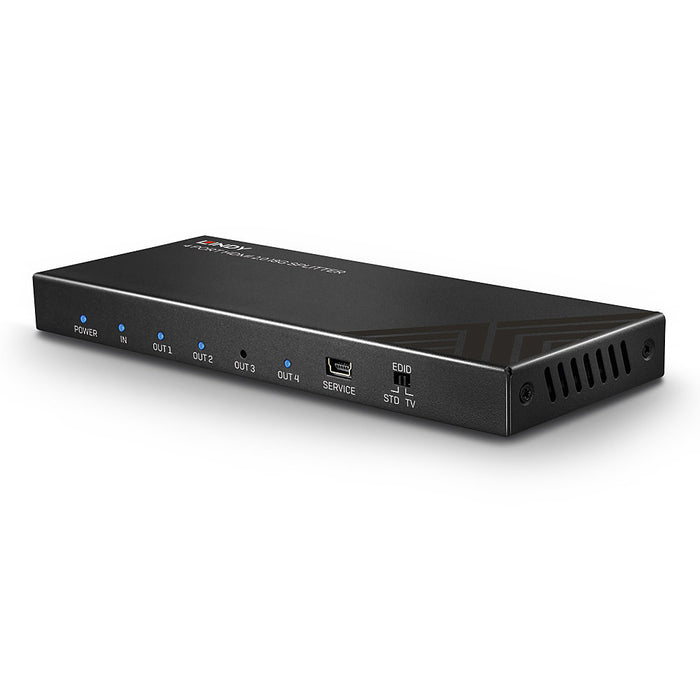 Lindy 4 Port HDMI 18G Splitter | 38236 Lindy Video Splitters Lindy
