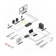 Lindy HDBaseT Presentation System with Control Keypad | 38288 AV Extender Lindy