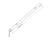 Multibrackets M Pro Series Extension Pipe - 3m Black Mounting Accessory Multibrackets