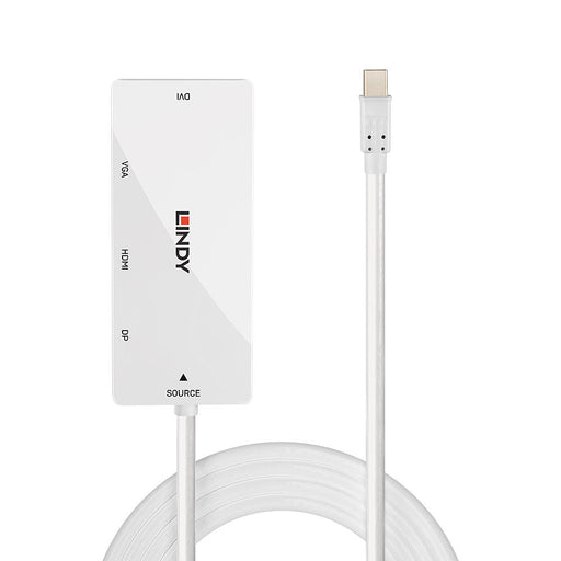 Lindy Mini DisplayPort 1.2 to Multi-AV Active Converter | 38311