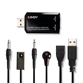 Lindy Bi-directional Wireless IR Extender, Transceiver | 38331 AV Extender Lindy