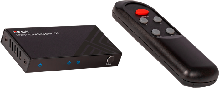 Lindy 2 Port HDMI 8K60 Switch | 38337 Video Switch Lindy