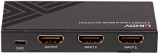 Lindy 2 Port HDMI 8K60 Switch | 38337 Video Switches Lindy