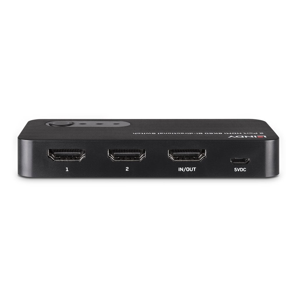 Lindy 2 Port HDMI 8K60 Bi-Directional Switch | 38339 Video Switch Lindy