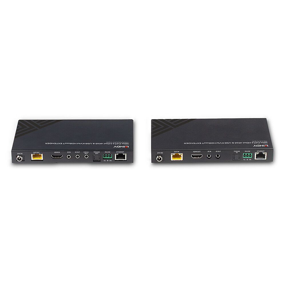 Lindy 100m Cat6 HDMI IR & RS-232 HDBaseT KVM Extender | 38343 AV Extender Lindy