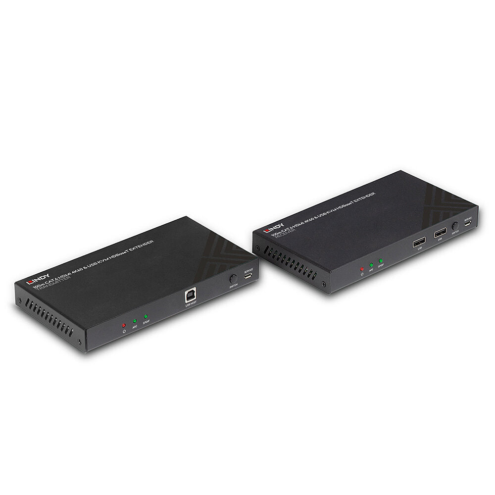 Lindy 100m Cat6 HDMI IR & RS-232 HDBaseT KVM Extender | 38343 AV Extender Lindy