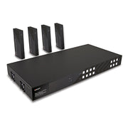 Lindy 150m Cat.6 4x4 HDMI 4K60 HDBaseT Matrix Extender | 38345 AV Extender Lindy