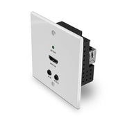 Lindy 70m Cat.6 HDMI 4K60, IR & RS-232 HDBaseT EU Wall Plate Extender, Transmitter | 38348 AV Extender Lindy