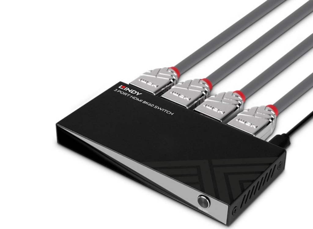 Lindy 3 Port HDMI 8K60 Switch | 38369 Video Switch Lindy