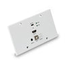 Lindy 150m Cat.6 HDMI 4K60 & Type C HDBaseT EU Wall Plate KVM Extender, Transmitter | 38388