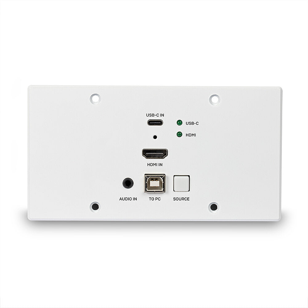 Lindy 150m Cat.6 HDMI 4K60 & Type C HDBaseT EU Wall Plate KVM Extender, Transmitter | 38388 AV Extender Lindy