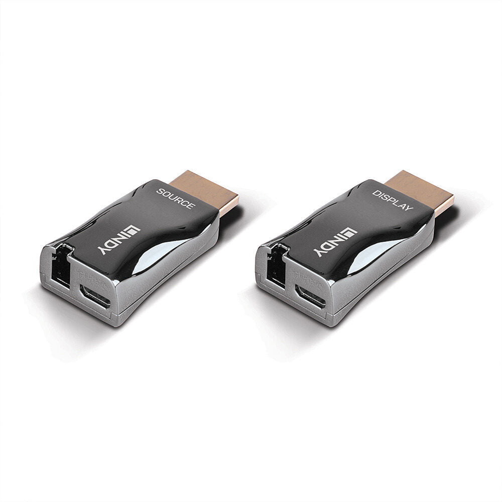 Lindy 300m Fibre Optic HDMI 4K60 Dongle Extender | 38392 AV Extender Lindy