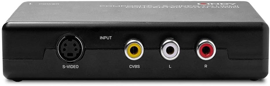 Lindy Composite / S-Video to HDMI Converter with Audio | 38394 Video Signal Converters Lindy
