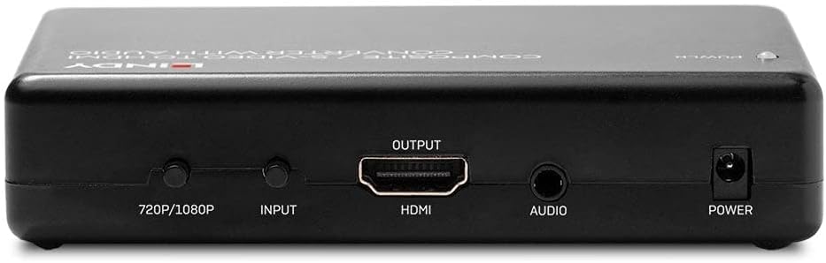 Lindy Composite / S-Video to HDMI Converter with Audio | 38394 Video Signal Converters Lindy