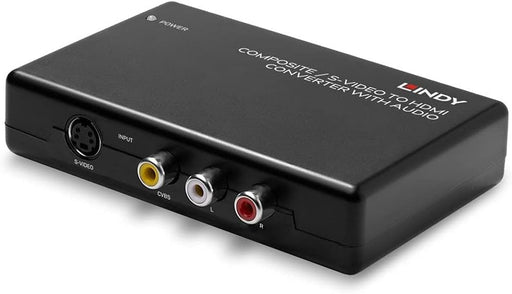 Lindy Composite / S-Video to HDMI Converter with Audio | 38394 Video Signal Converters Lindy