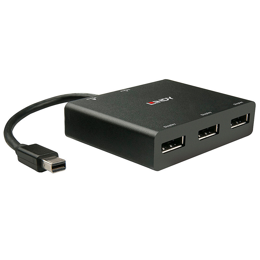 Lindy Mini DP to Triple DisplayPort 1.2 MST Hub | 38428 USB Hub & Docking Station Lindy