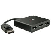 Lindy 3 Port DisplayPort 1.2 MST Hub | 38429 USB Hub & Docking Station Lindy