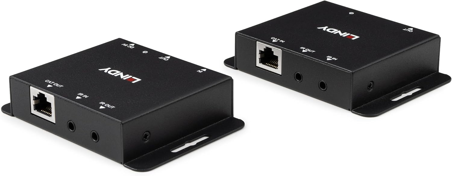 Lindy 50m Cat.6 HDMI & IR Extender with PoC & Loop Out | 38509 AV Extender Lindy