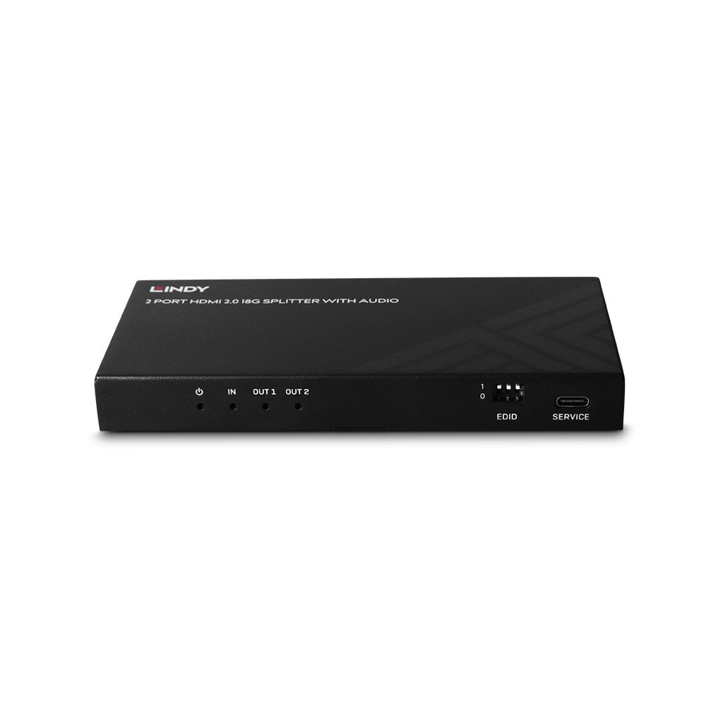 Lindy 2 Port HDMI 8K60 Splitter with Audio | 38534 Splitter Lindy